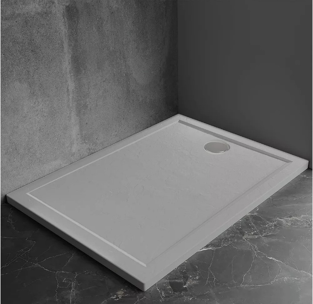 Душ. поддон Veconi PT-G Арт. PT-G-12090-RU искус. камень, серый - артикул K0000216090