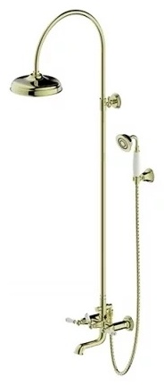 F65193BAF-A2-RUS BRAVAT ART Душевая колонна со смесителем для ванной  (к/к 2) - артикул K0000042149