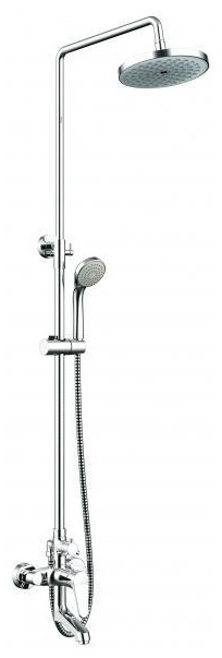 F6111147С-A BRAVAT ECO Душевая колонна со смесителем для ванны/душа - артикул K0000042155