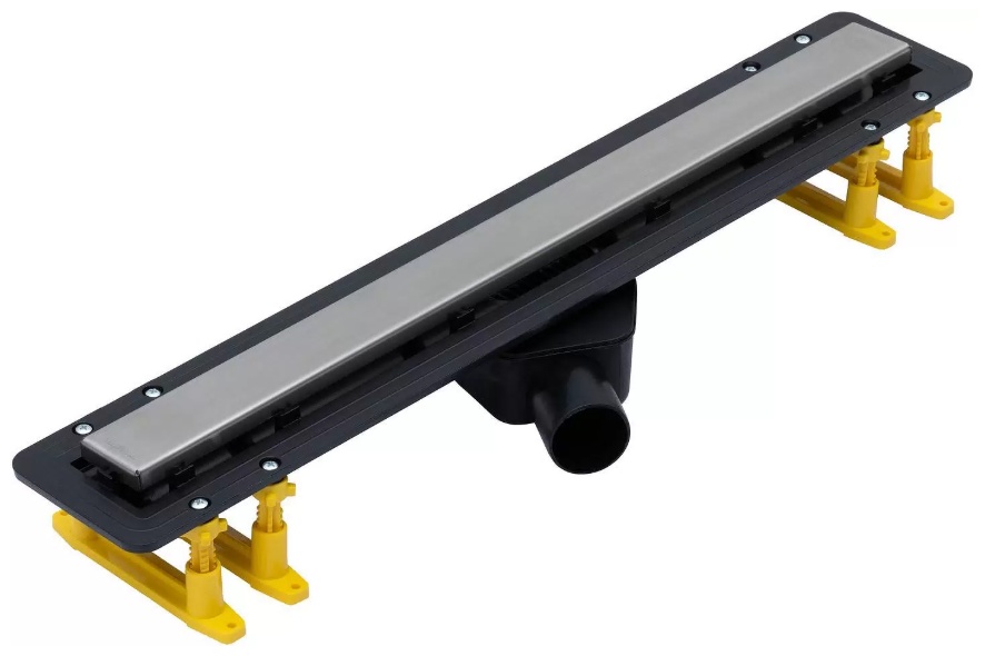 9.50004.SS INFINITY Линейный трап с двухсторонней вставкой нерж. сталь/ под плитку 650мм (324841) - артикул K0000206227