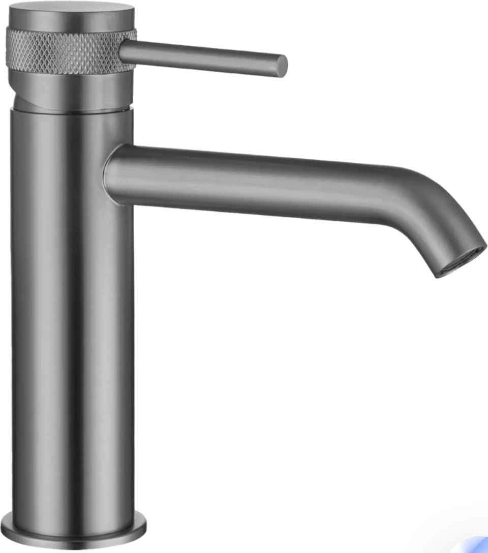 5.31A01-MG PRIORITY 3.0 Cмеситель для умывальника, излив 125мм, Kerox, графит браш (323734) - артикул K0000206325