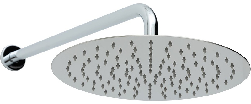 5.31A17-00 PRIORITY Верхний душ Slim,нерж. сталь #304, ф300мм. держатель 430мм, хром (298834) - артикул K0000206335