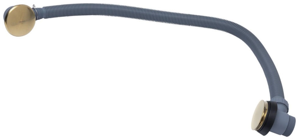 5.31027-GB PRIORITY Слив-перелив Round, Click-Clack, латунь/пластик, L=600мм,браш.золото (330542) - артикул K0000206282