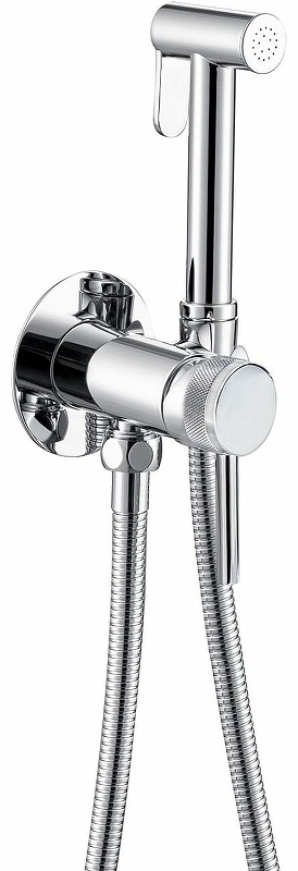 5.31A29-00 PRIORITY 3.0 Смес. с гиг.душем, Латунь+Вставка в держ, Kerox, скрыт.часть, хром (296357) - артикул K0000206337