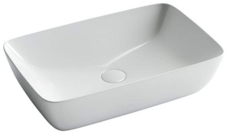 CN2003 Умывальник чаша накладная прямоугольная FORM 590*400*145мм - артикул K0000219937