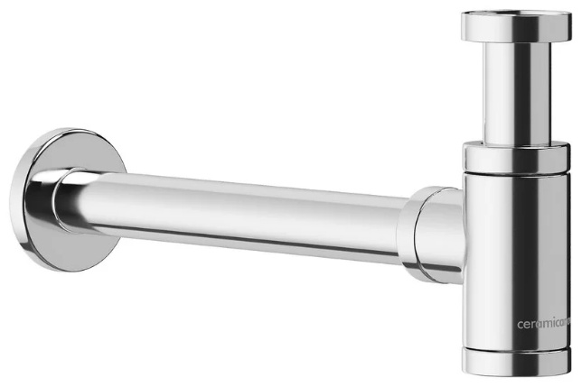 70001CH Дизайнерский бутылочный сифон для раковины с мокрым затвором (гидрозатвором), донная часть с - артикул K0000219803