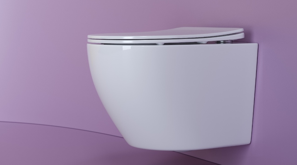 CN11001 Подвесной унитаз Uno Rimless, глубокий смыв, с крепежом для полностью скрытого монтажа, уль - артикул K0000219844