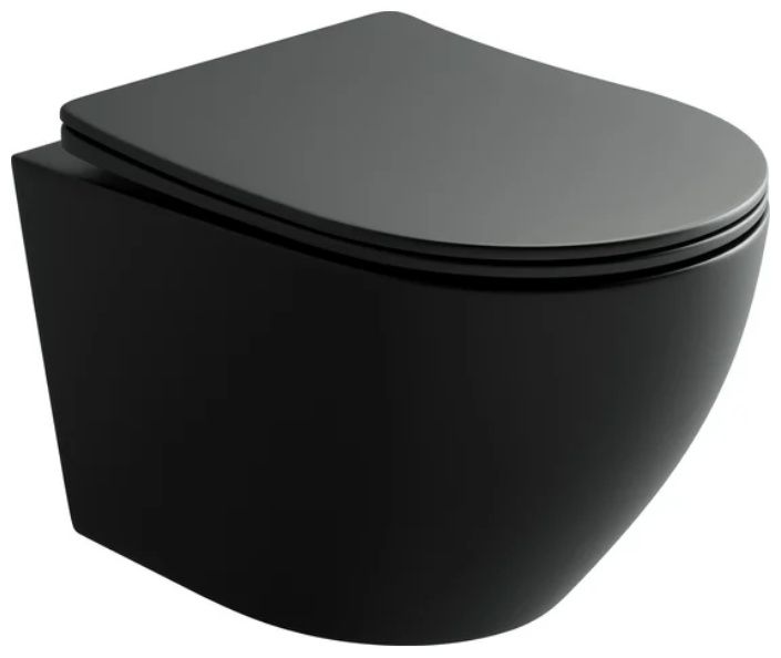 CN11001MB Подвесной унитаз Uno Rimless, глубокий смыв, с крепежом для полностью скрытого монтажа, у - артикул K0000219845