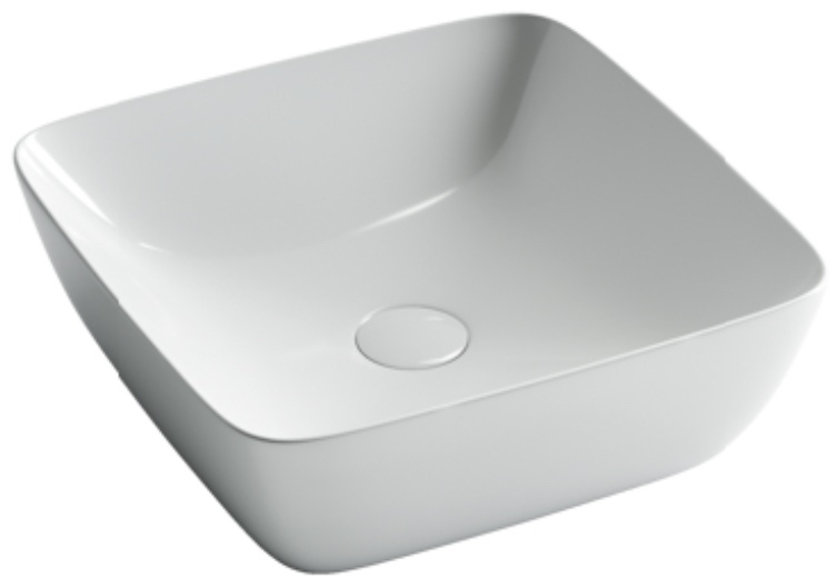 CN2002 Умывальник чаша накладная квадратная FORM 420*420*145мм - артикул K0000219936