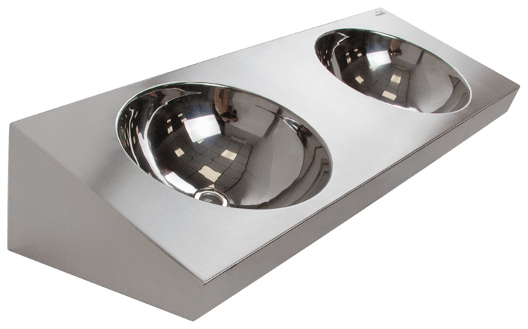 Раковина коллективная нержавеющая коррозионно-стойкая сталь AISI 304 (1.0 мм - 2.0 мм) 3-037.2 - артикул K0000221510