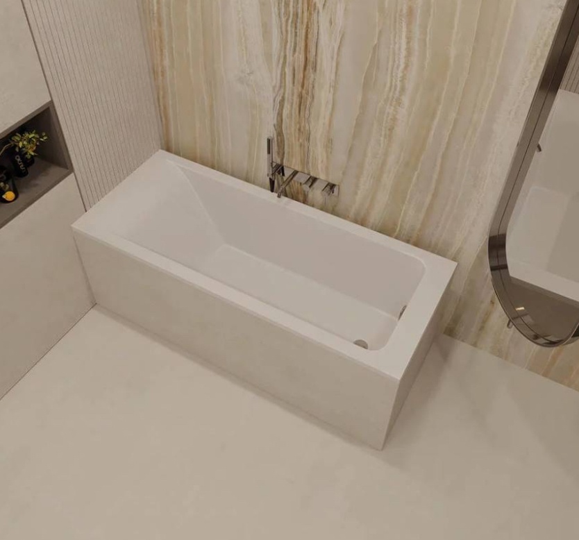 Комплект Ванна Veconi SOLITA 1500х700 (толщина борта - 35 мм) + ножки - артикул K0000222439