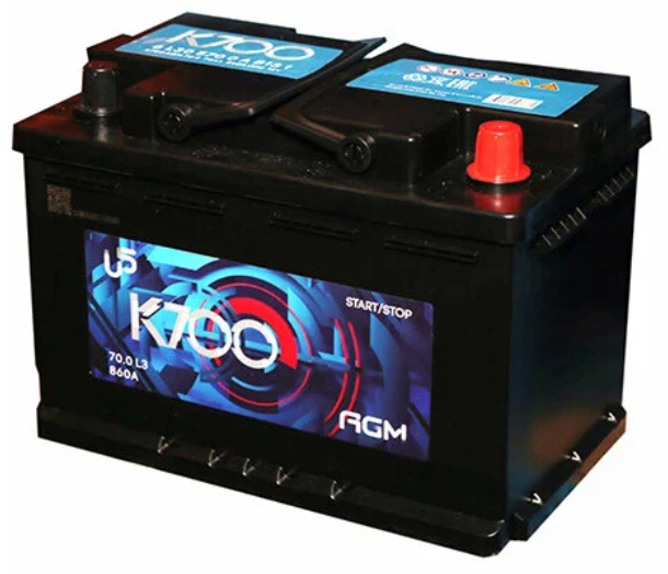 Аккумулятор 060 K700 AGM e обратная полярность -/+ - артикул K0000199933