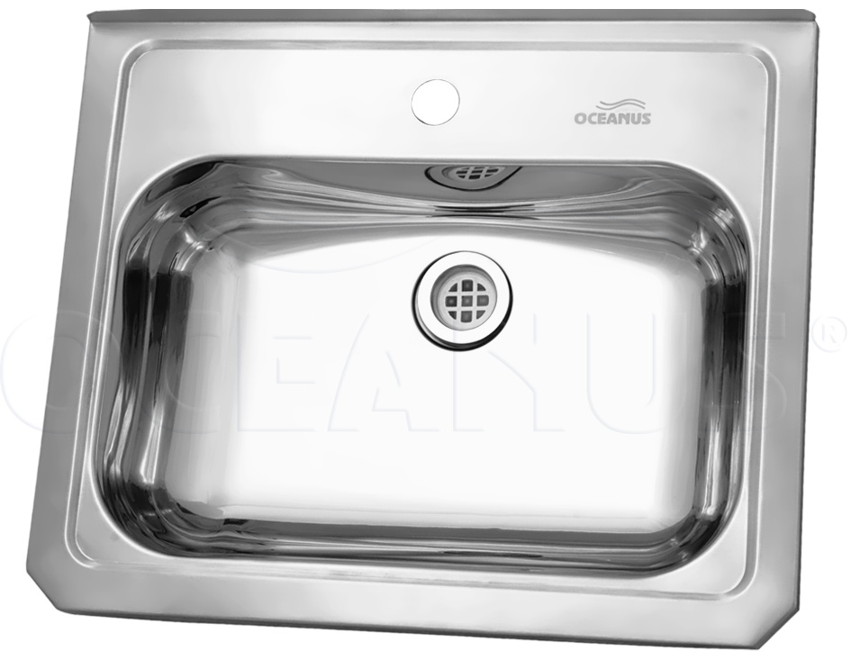 Раковина настенная нержавеющая коррозионно-стойкая сталь AISI 304 (1.0 мм - 2.0 мм) 3-015.1 - артикул K0000221584