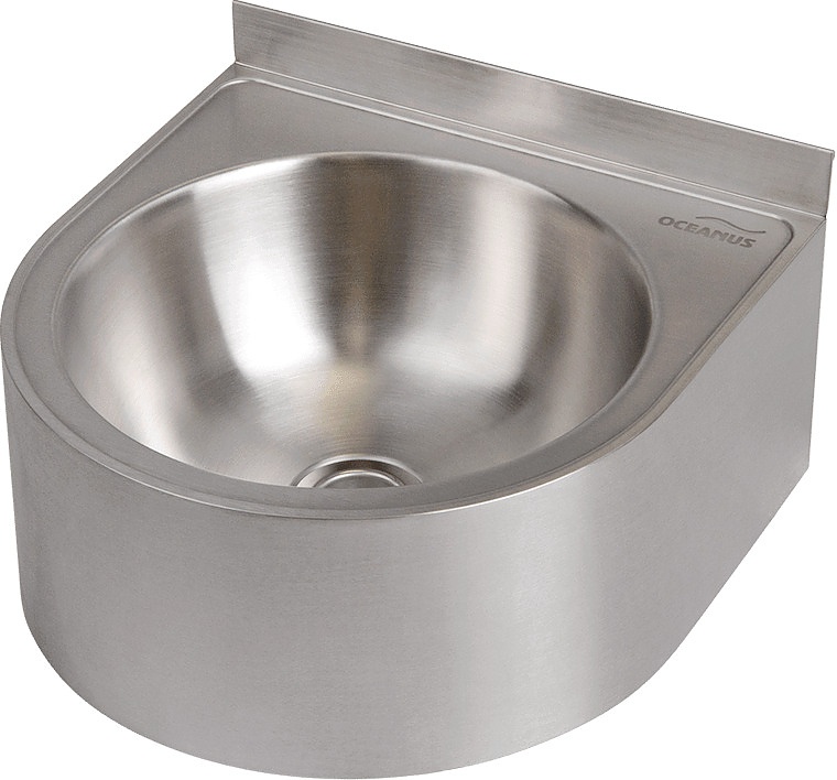 Раковина настенная  нержавеющая коррозионно-стойкая сталь AISI 304 (1.0 мм - 2.0 мм) 3-019.1 - артикул K0000221610