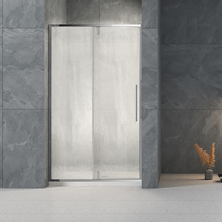 Душ. дверь Veconi VN-34R Арт. VN34R-110-06-C7 Стекло Дождь/6 мм (уст.1090-1110/1950, хром) - артикул K0000215958