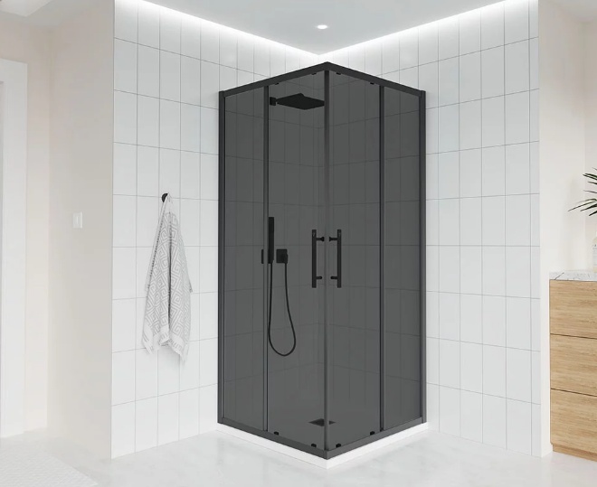 Душевой угол Veconi Evo 300 GR Арт. E3-GR-8080-12-C9 Стекло тон. мат./6мм(780-800x780-800/1950) - артикул K0000209414