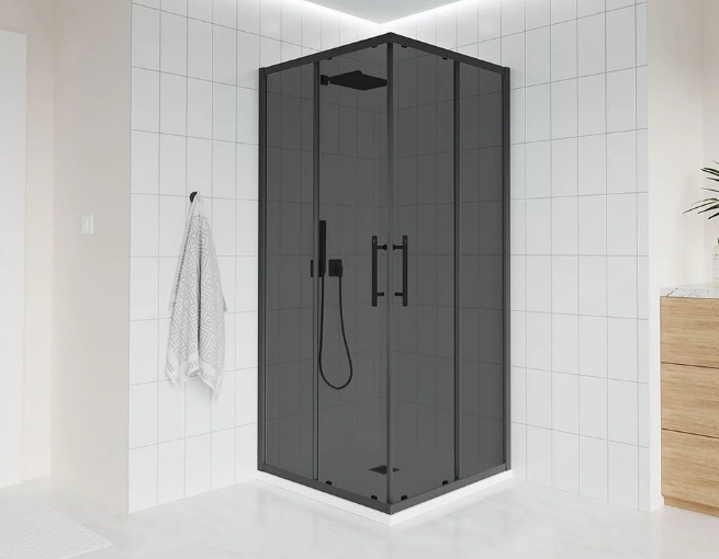 Душевой угол Veconi Evo 300 B Арт. E3-B-11090-12-C9 Стекло тон. мат./6мм(1080-1100x880-900/1950) - артикул K0000209372