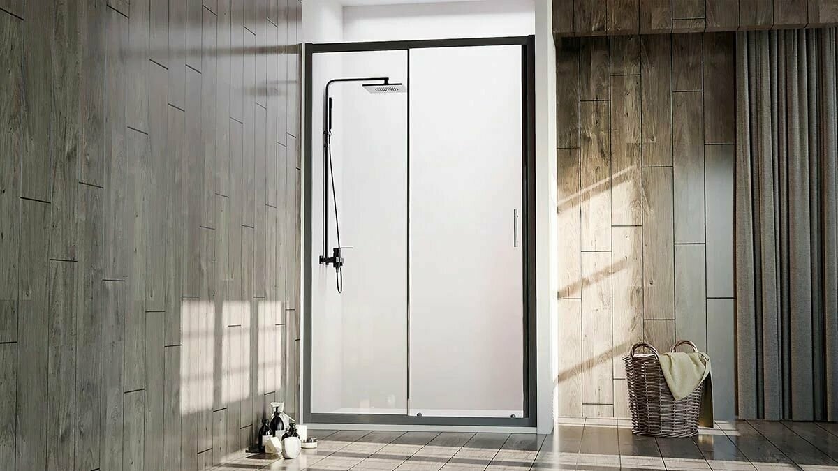 Душевая дверь Veconi VN-72B Арт. VN72B-120-01-C4 Стекло прозрачное/6 мм - артикул K0000168821