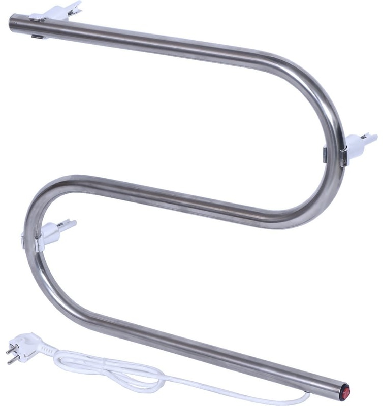 Полотенцесушитель S-образный электректрический ПСН-03-01 420х500 (крепления в комплекте) - артикул K0000191090