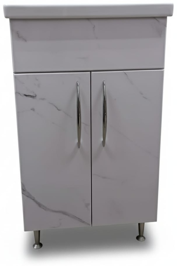 Комплект Тумба Мрамор Комо 50  2 двери (с раковиной Como 50) - артикул K0000229709