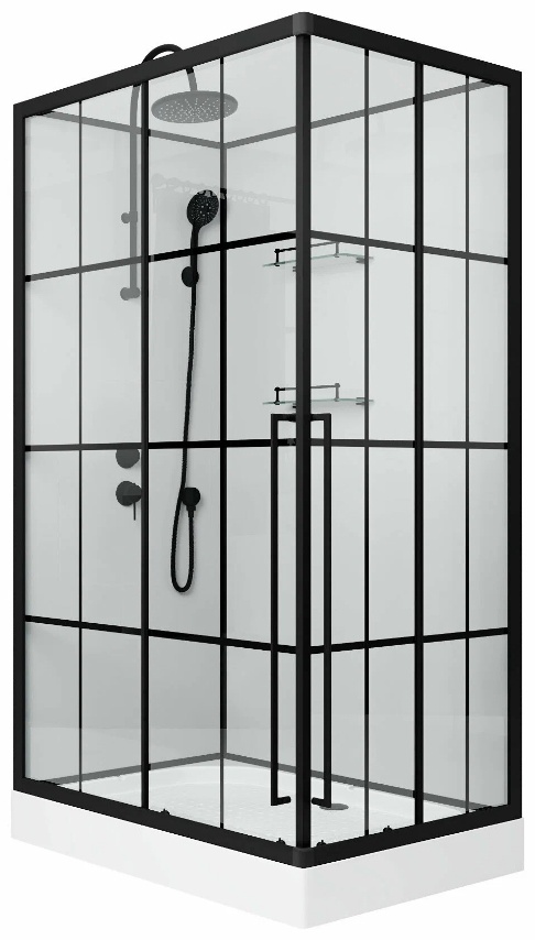 Душ.каб. Niagara Standart ST120/80/15QL/KL/BKT (1200х800х2250) 3 места - артикул K0000165523