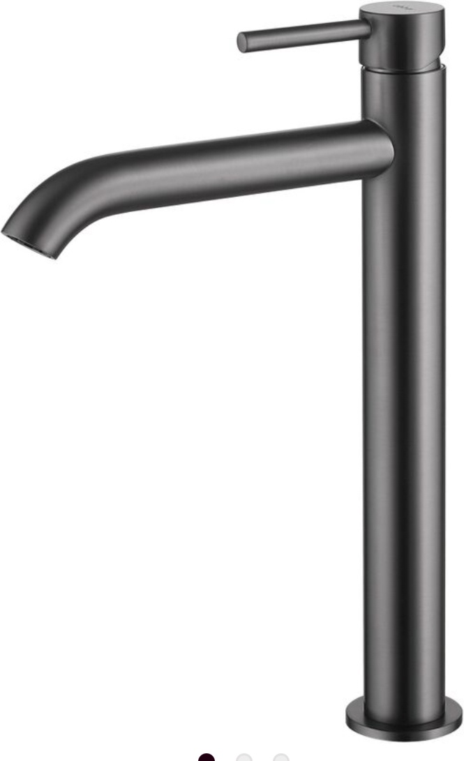 Смеситель ABBER Wasser Kreis AF8111NG для накладной раковины, никель - артикул K0000231054