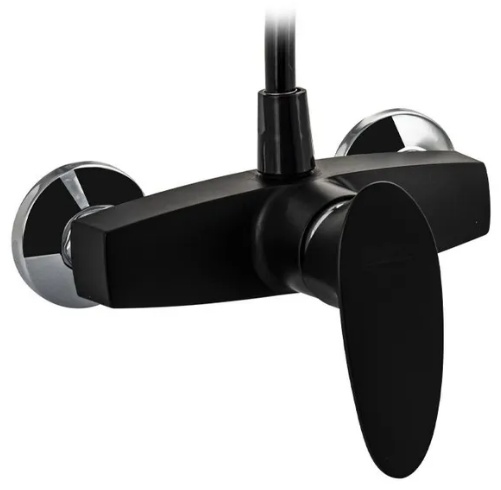 BRIMIX - Смеситель в ДУШ, шаровый, из высокопрочного пластика АБС, цвет ЧЕРНЫЙ. 5945 - артикул K0000231333