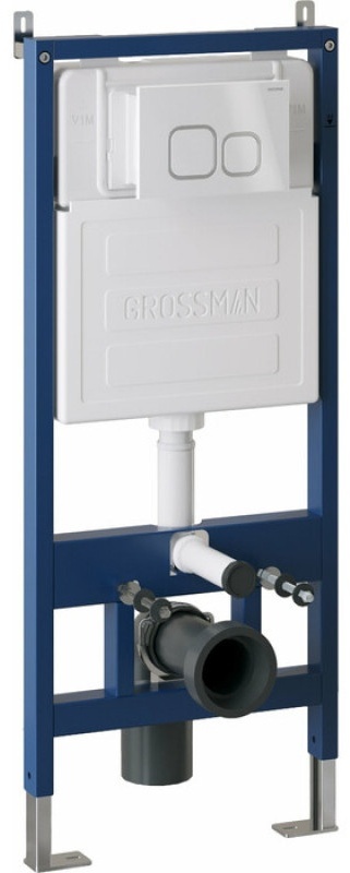 Комплект 2 в 1: инсталляция GROSSMAN 900.K31.01.000+клавиша смыва Cosmo 700.K31.02.000.000 бел гляне - артикул K0000107158