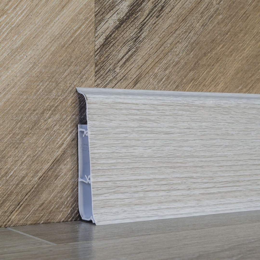 Плинтус IDEAL ДЕКОНИКА/2,2м.*70мм./Ясень серый №253/20/, шт - артикул K0000237283