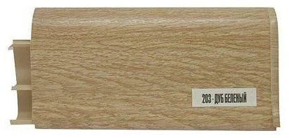 Плинтус IDEAL КЛАССИК/2,2м.*85мм./Дуб беленый №203/20/, шт - артикул K0000237311
