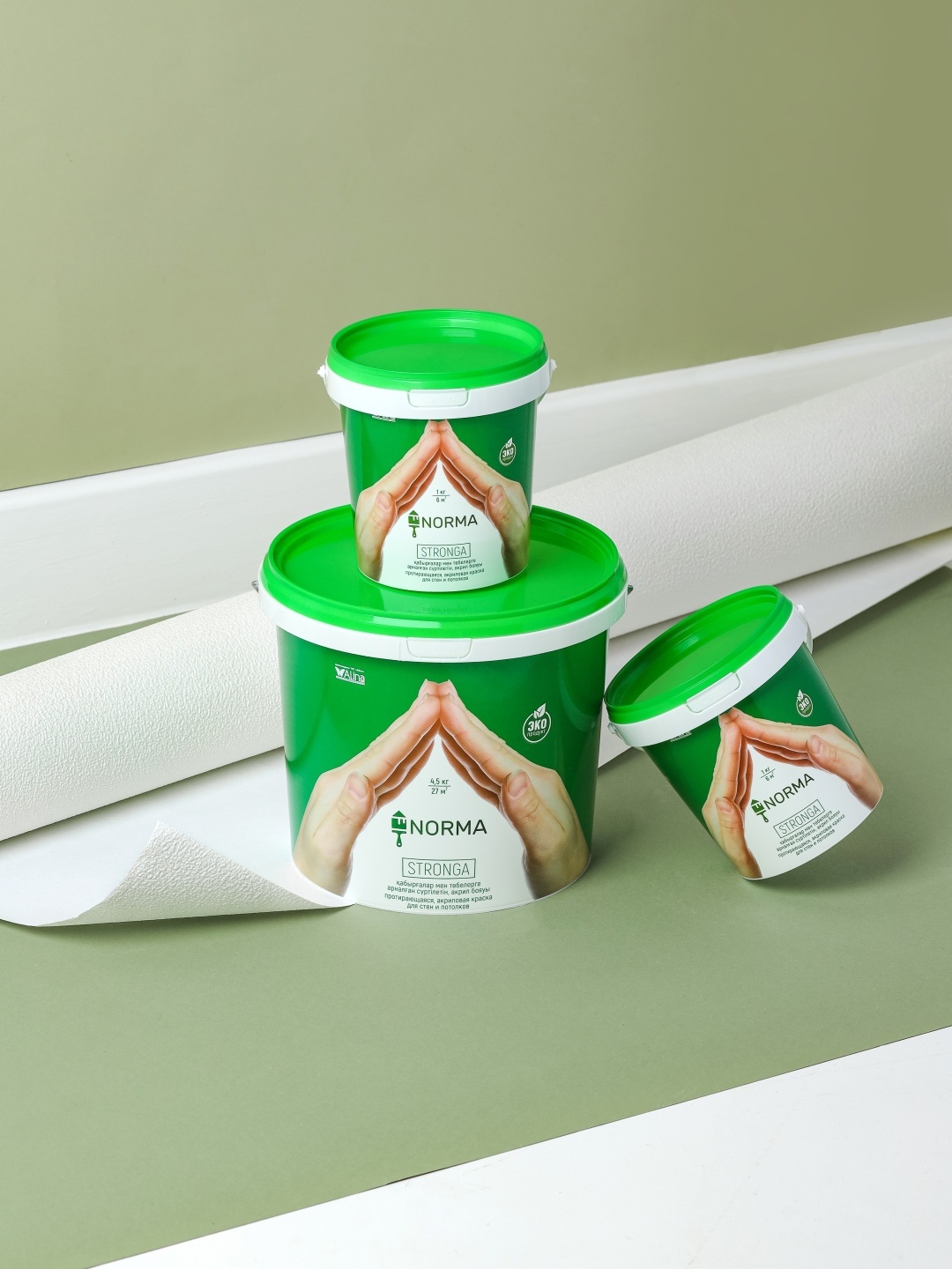 Краска водоэмульсионная NORMA Stronga / 15 кг протирающ.^2 - артикул K0000236169