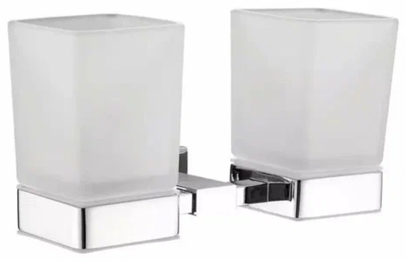 2-стаканов/стекл с держателем хром SG5622 KABINKA.KZ - артикул K0000233829