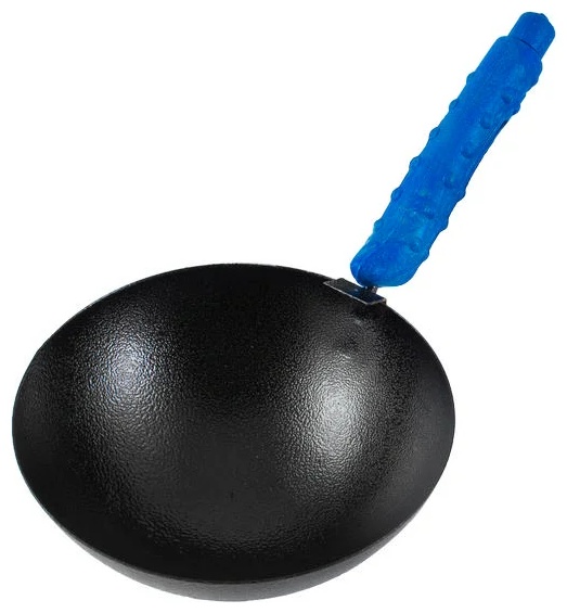 28-2-316 Ковш стальной, порошк. покраска, круглое дно, с крюком, пластиковая ручка, 160мм, - артикул K0000236286