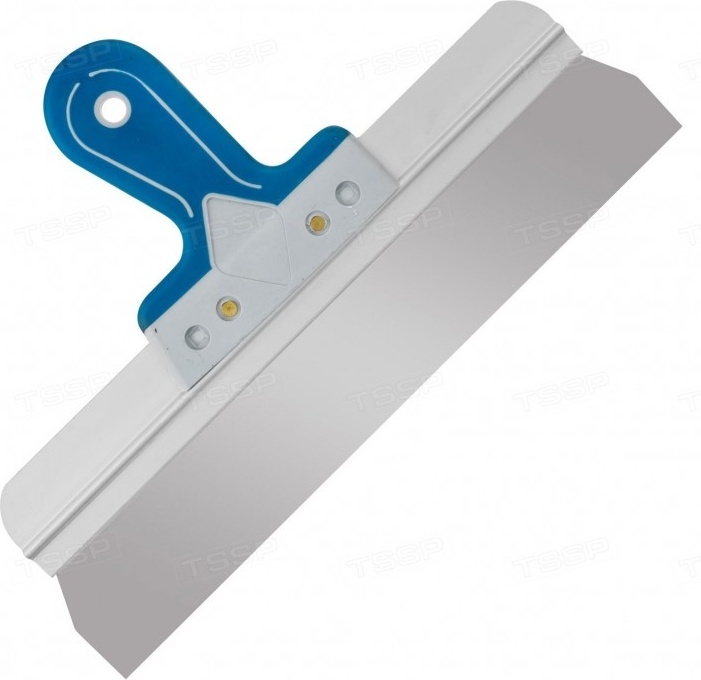 12-9-035 Шпатель фасадный прямой, нержавеющая сталь 0,6мм, двухкомпонентная литая рукоятка, 350мм, - артикул K0000235604