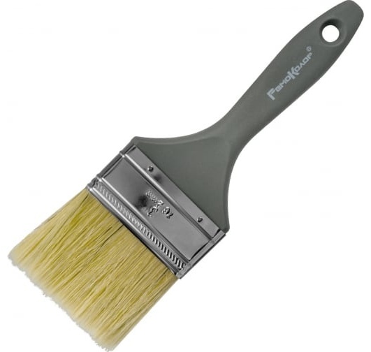 01-1-230 Кисть малярная плоская "Евро-пласт" 3 "натур. щетина, пластик ручка *12 - артикул K0000235613