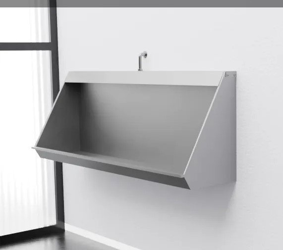 Писсуар коллективный антивандальный L 1600 мм правый - артикул K0000237522