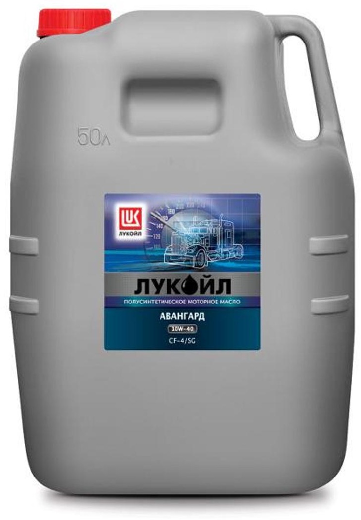 10W40 Лукойл Авангард CF-4/SG 50л полусинтет. моторное масло для дизельных двигателей+фильтр для согласования - артикул K0000203536