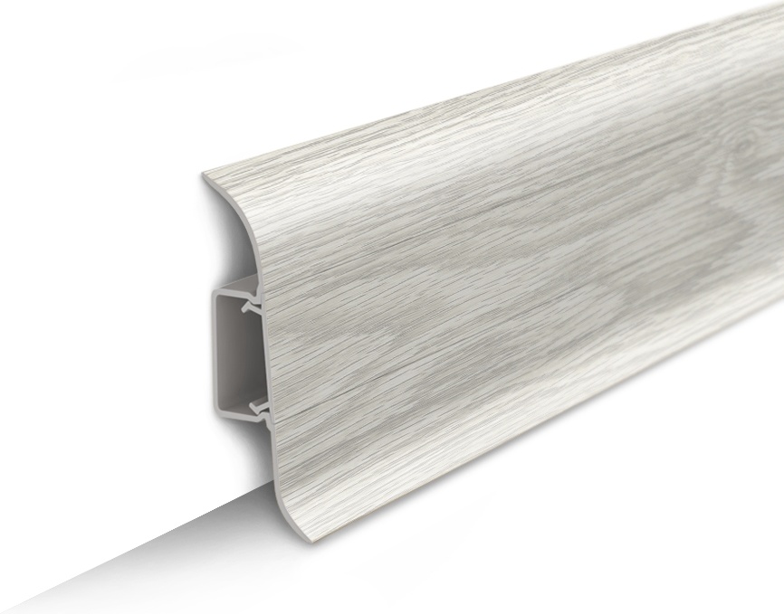 Плинтус IDEAL КЛАССИК/2,2м.*55мм./Дуб айсберг №230/40/, шт - артикул K0000237290