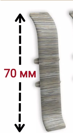 Соединитель IDEAL КЛАССИК/70мм/Ясень серый №253/20/, шт - артикул K0000237219