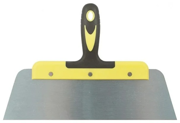 06461 Шпатель фасадный "Мастер", пружинная колоризованная сталь, двухкомпон. ручка, плоский 150 мм - артикул K0000235542