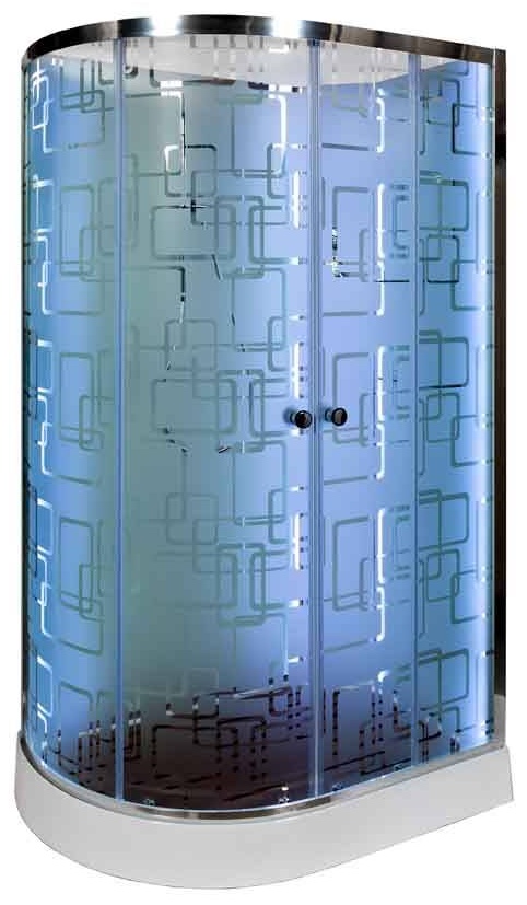 Душевая кабина EM2012RN LED с гидромассажем  120*90*208 - артикул K0000221208