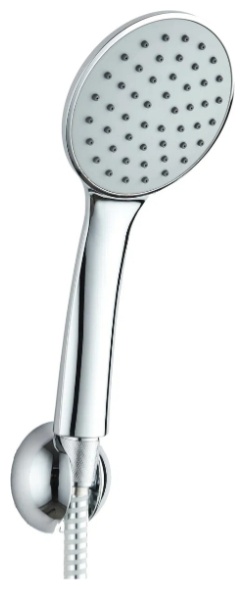 Ручной душ с держателем и шлангом, хром VODA VS100 - артикул K0000262207