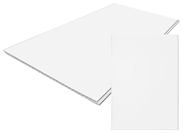 Панель стеновая ПВХ Light Белая глянцевая Лаковая 3000х250х9 мм 10 шт./уп. - артикул K0000264056