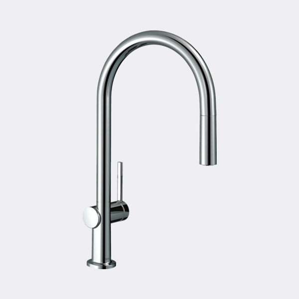 Смеситель для кухни 210, вытяжной излив, хром Hansgrohe Talis 72802000 ...
