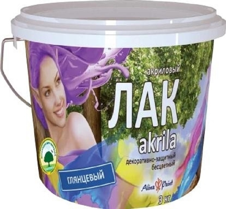 Акриловый Лак AlinaPaint AKRILA глянцевый 1 кг - артикул K0000245206