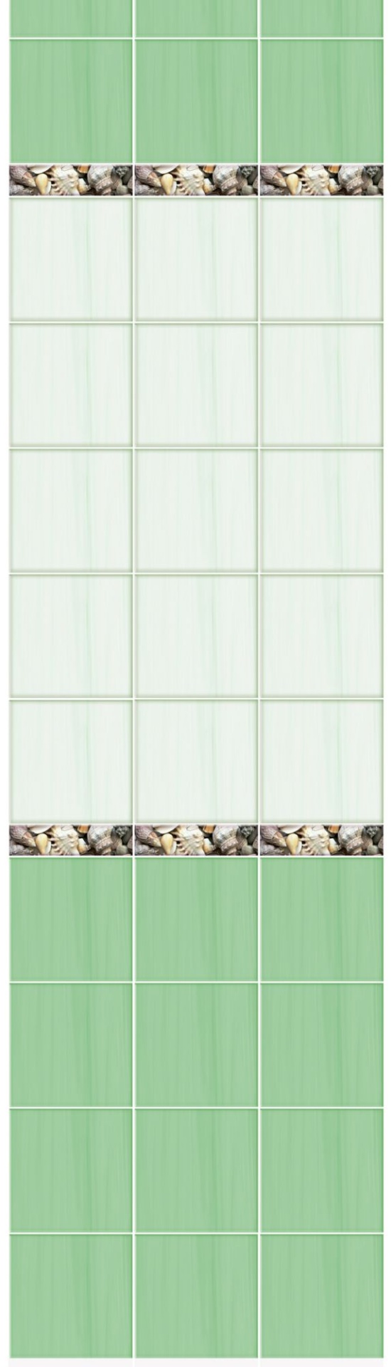 "Novita" Панель пластиковая Океан зеленый добор 2,7м - артикул K0000235153