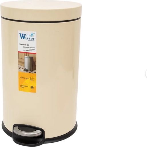 WW ERFIE BG 12L Педальное ведро. Бежевый - артикул K0000264797