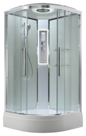 Душевая кабина EM3011LEDT прозрачная 110*110*220 - артикул K0000262404