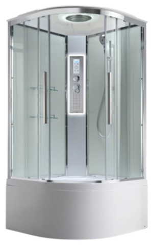 Душевая кабина EM5011LEDT прозрачная 110*110*220 - артикул K0000262409