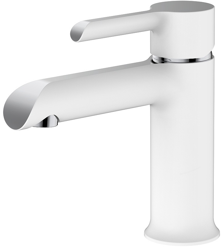 Смеситель для раковины HAIBA HB10805-8, латунь, белый/хром - артикул K0000181051